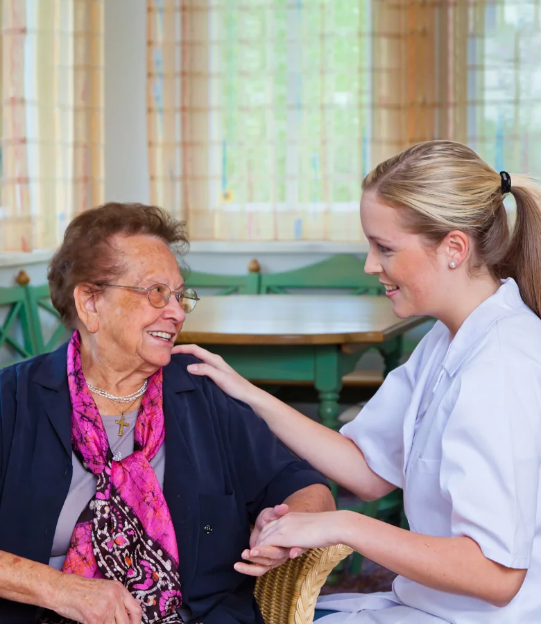 Caregiver WI Green Bay WI Happy Client With Caregiver Caregiver WI Green Bay WI Happy Client With Caregiver